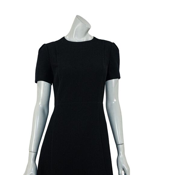 M.M. LAFLEUR Women's The Inez Dress in Black textured Flared skirt sz 2 NWT $240 - Picture 8 of 13